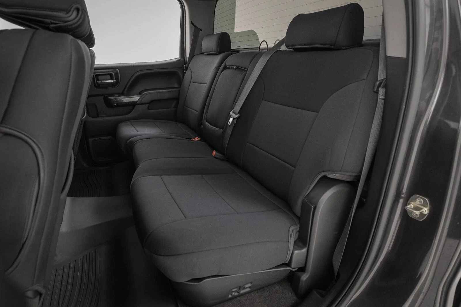 Rough Country Seat Covers FR Bucket & RR 60/40 Bench Chevy/GMC 2500/3500HD 14-25 - Image 2