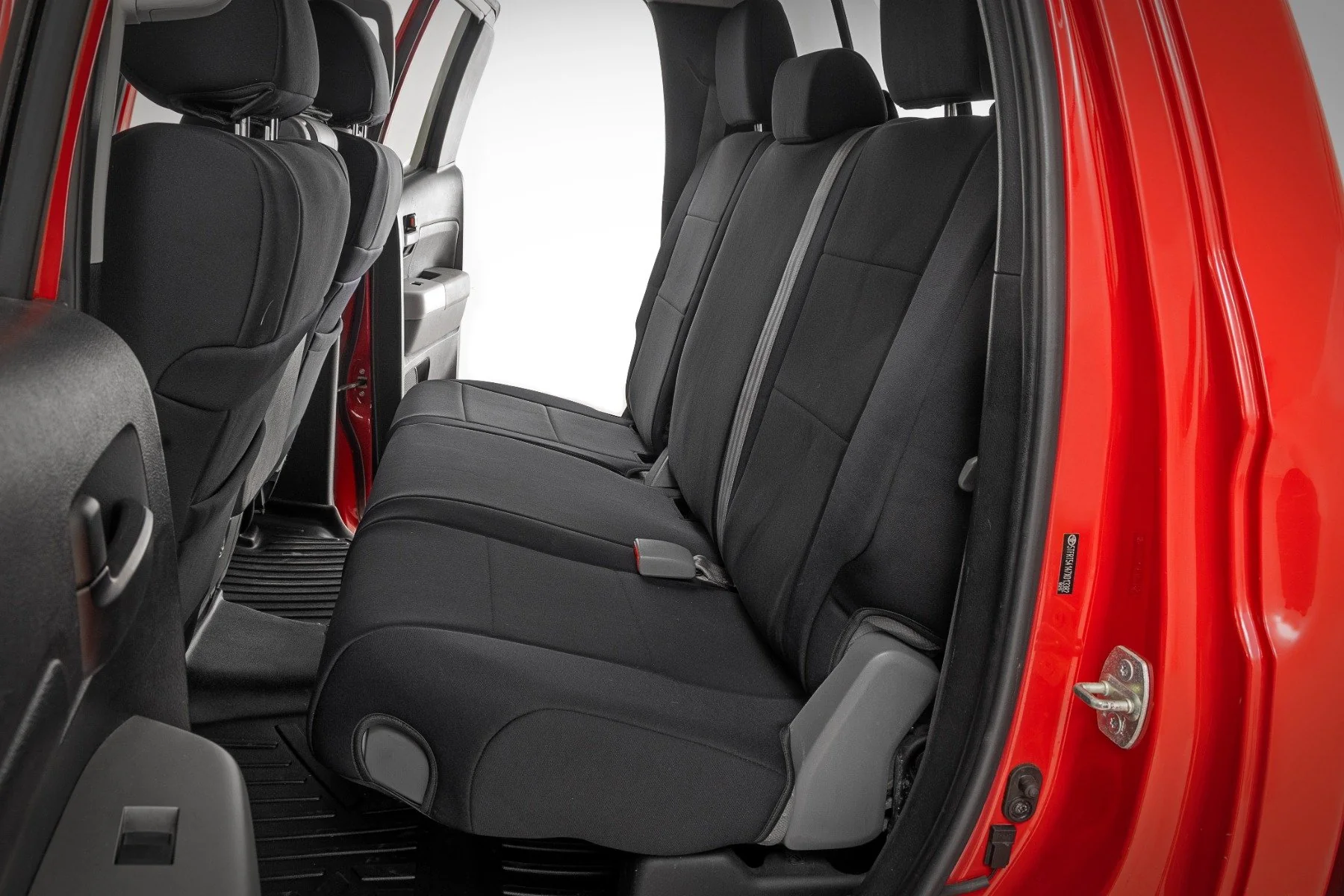 Seat Covers FR w/ Jump Seat & Rear w/o Armrest Tundra 07-13 91060 - Image 2