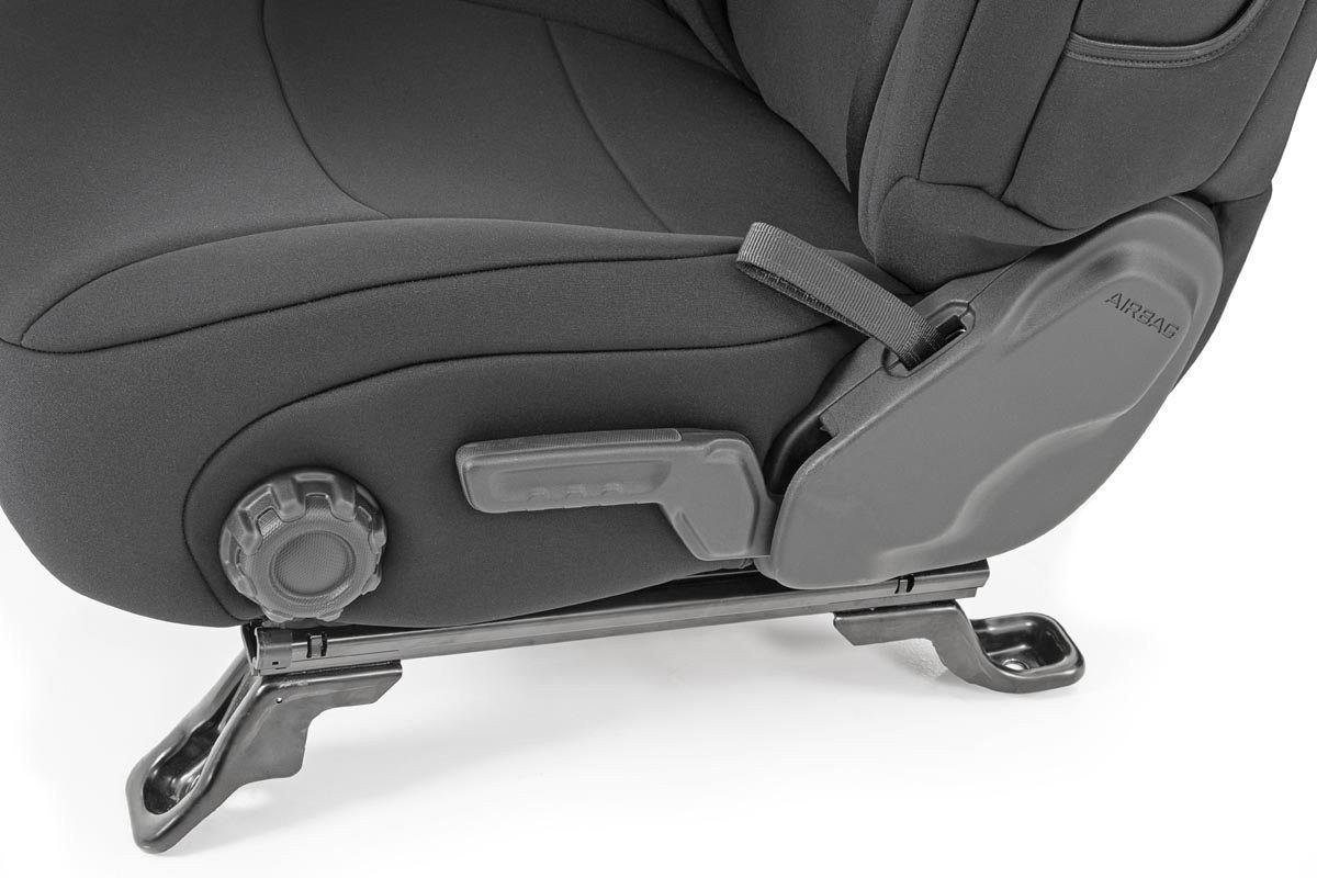 Seat Set BLK 18-20 Wrangler JL Unlimited R Center Armrest 91012 - Image 6