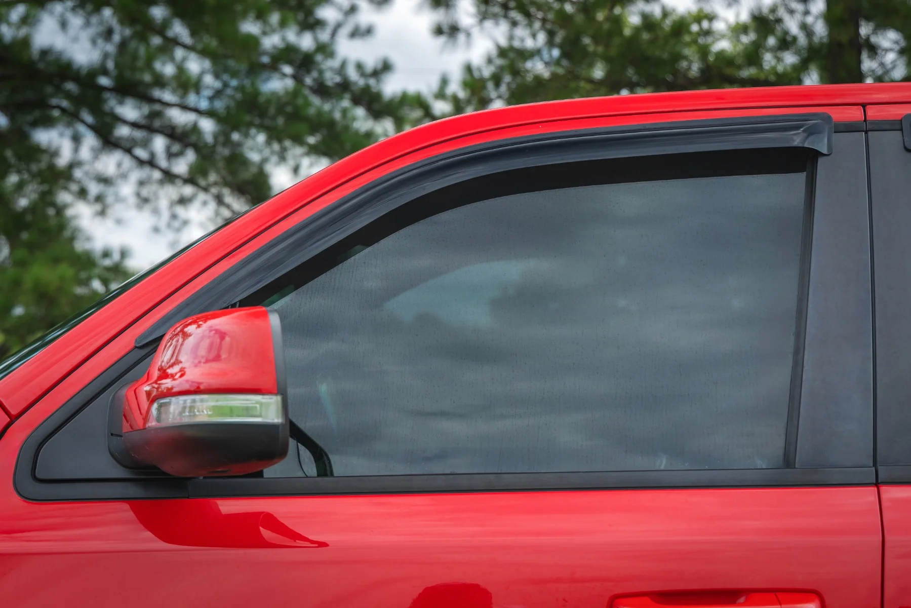 Rough Country Side Window Deflectors | Tape On Rain Guard | for Ram 1500 (19-26)/1500 TRX (21-24) - Image 5