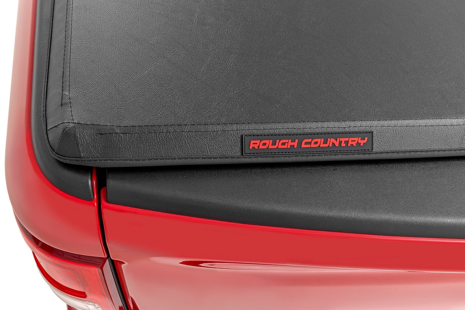 Rough Country Soft Tri-Fold 6'7" Bed Cover for Ford F150 21-25/Lightning 22-25 41521650A - Image 3