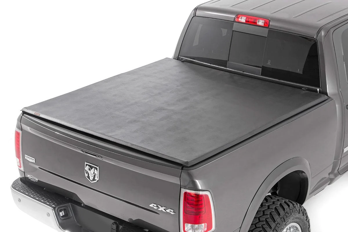 Rough Country Soft Tri-Fold Bed Cover 6'4" Bed for Ram 1500/2500/3500 2010-2025 41319640A