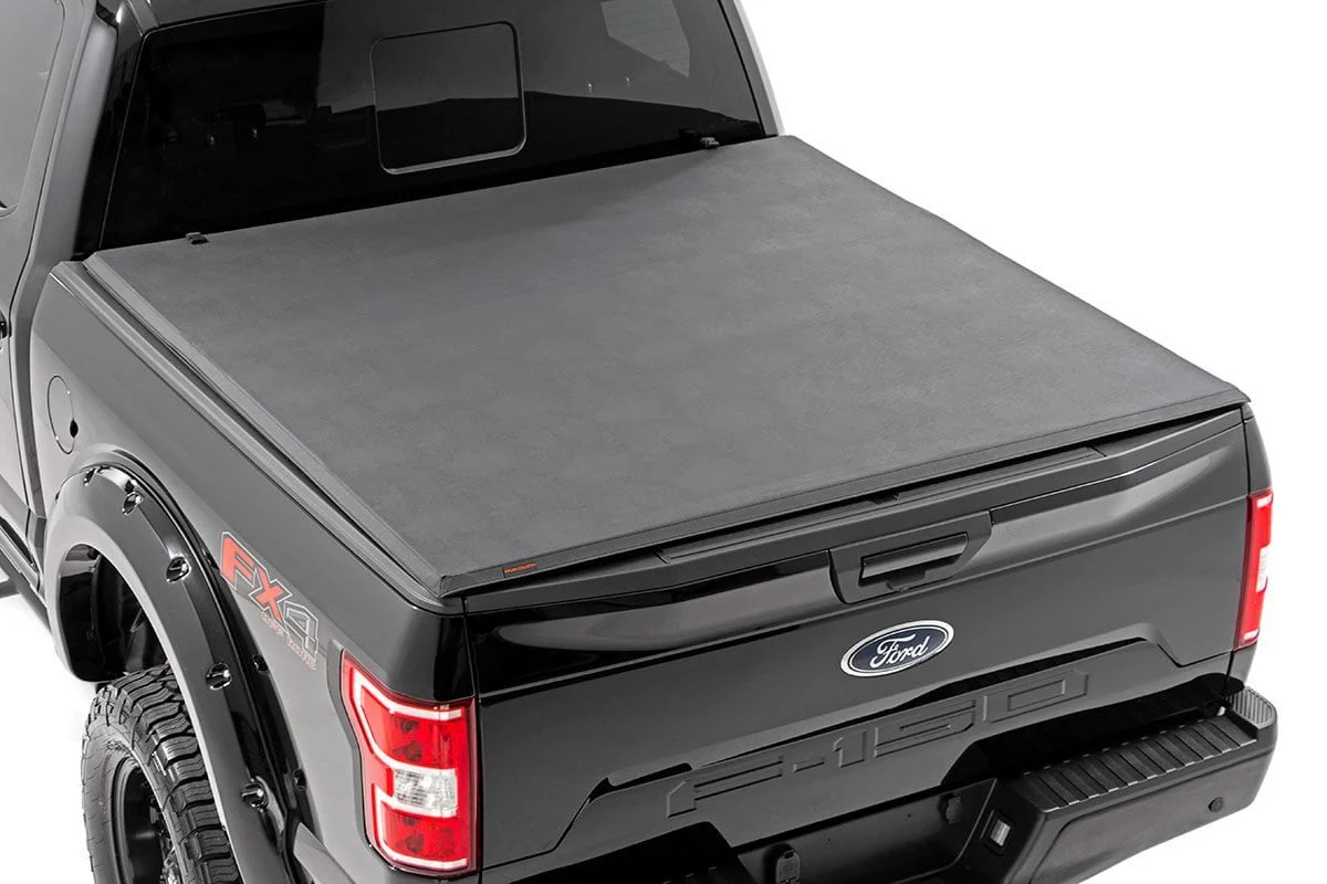 Rough Country Soft Tri-Fold Bed Cover 6'7" Bed for Ford F-150 2WD/4WD 2009-2014 41509650A