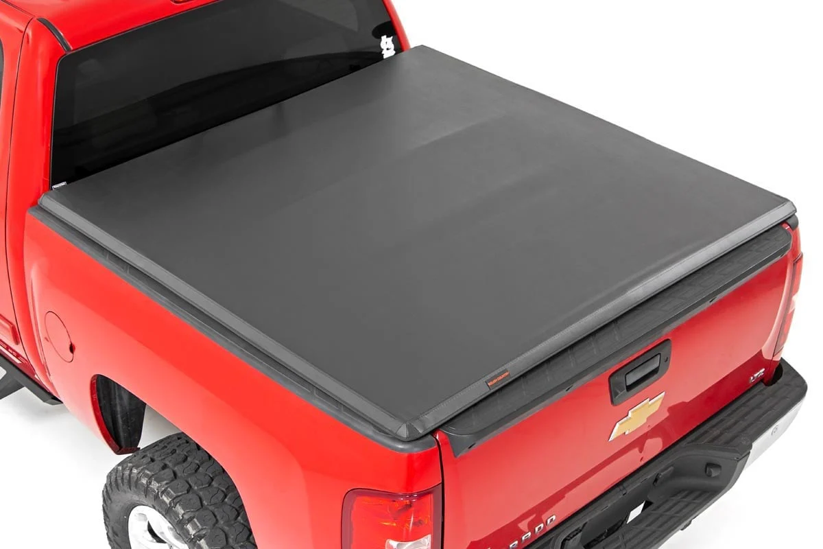 Rough Country Soft TriFold Bed Cover 6'7" Bed Chevy/GMC 1500/2500HD/3500HD 07-14 41207650A
