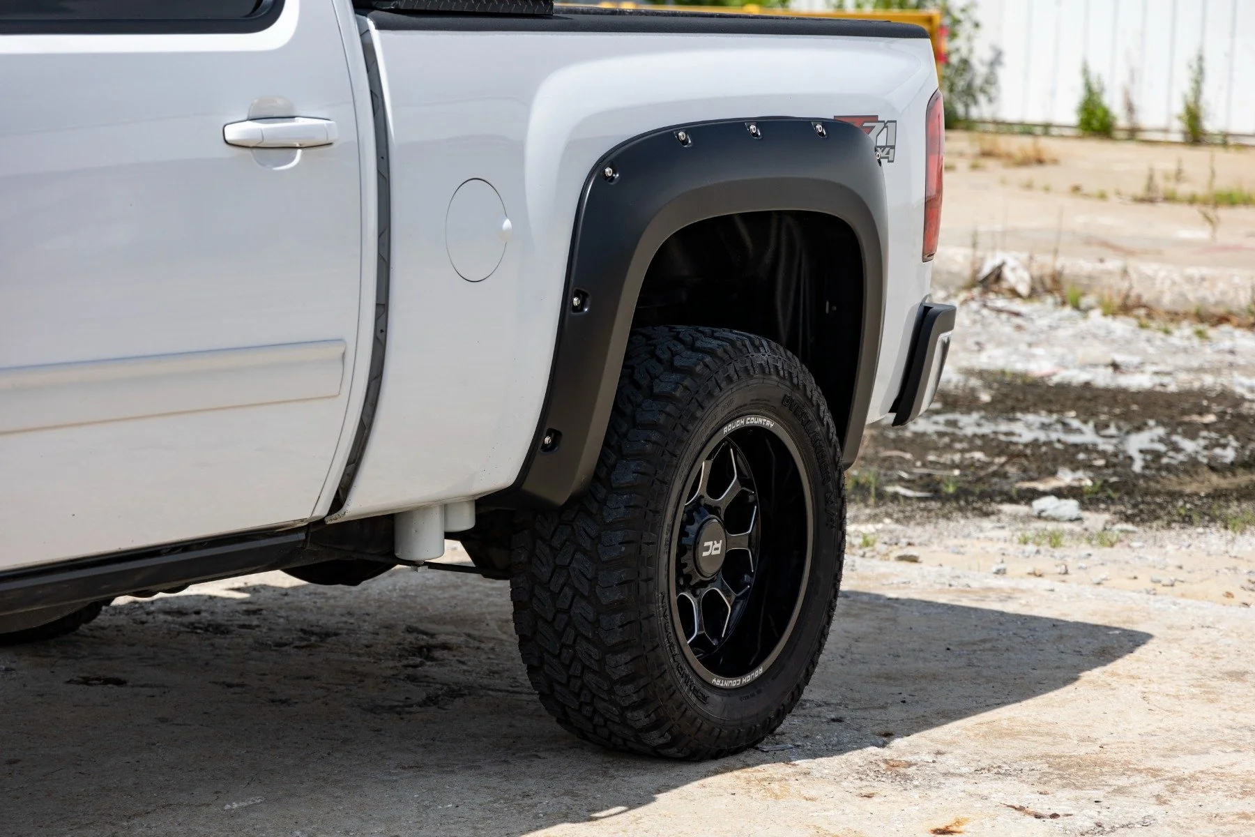 Rough Country Sport Fender Flares PS2 Bright Silver Metallic for Ram 1500 09-18 - Image 6