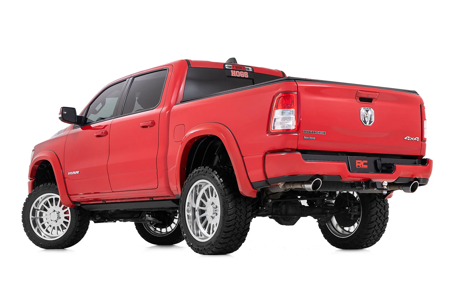 Rough Country Sport Fender Flares PS2 Bright Silver Metallic for Ram 1500 19-25 - Image 3