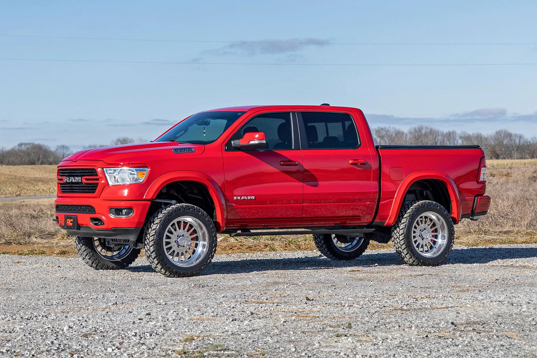 Rough Country Sport Fender Flares PXQ Black Metallic for Ram 1500 2019-2025 - Image 6