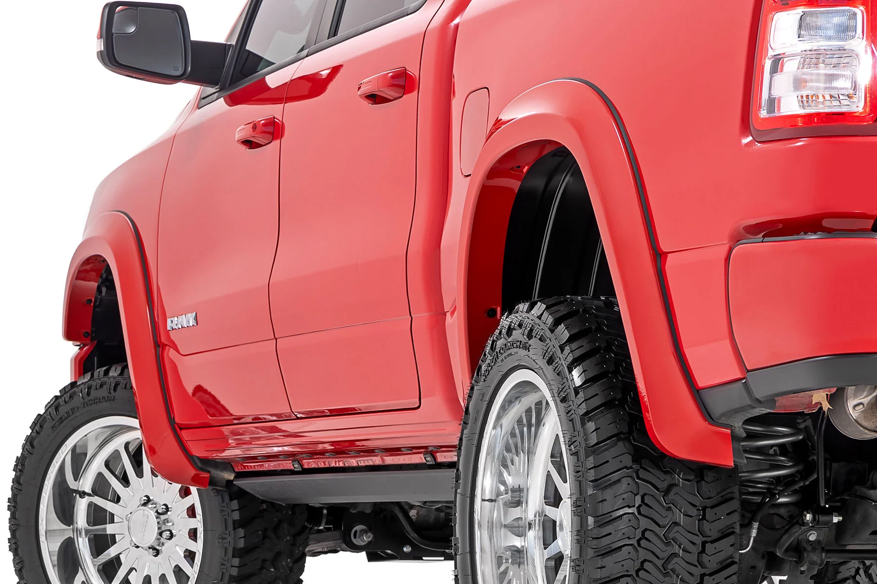Rough Country Sport Fender Flares PXR Brilliant Black for Ram 1500 19-25 - Image 2