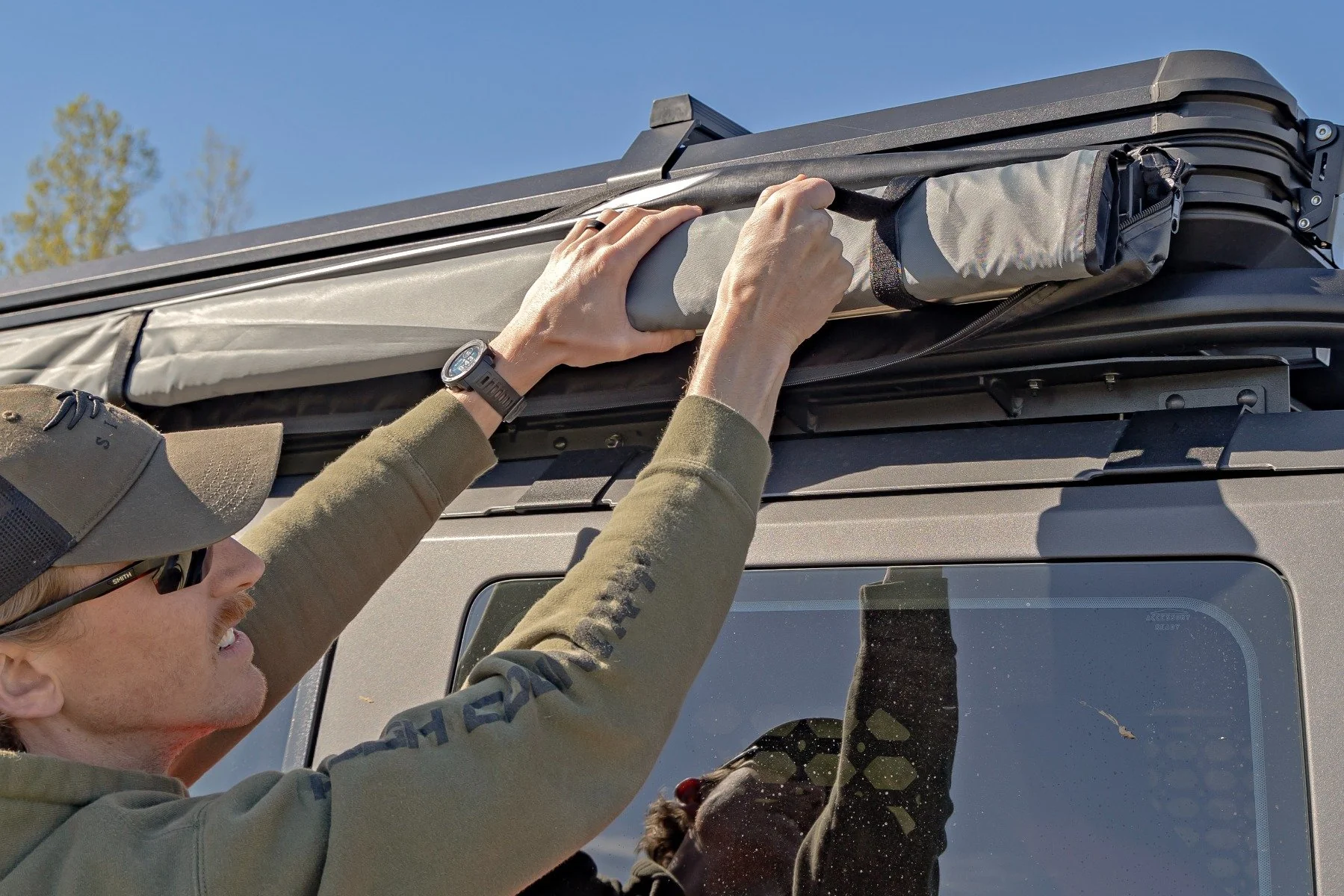 Square Awning 6'6" x 9'8" Rack Mount 99081 - Image 5