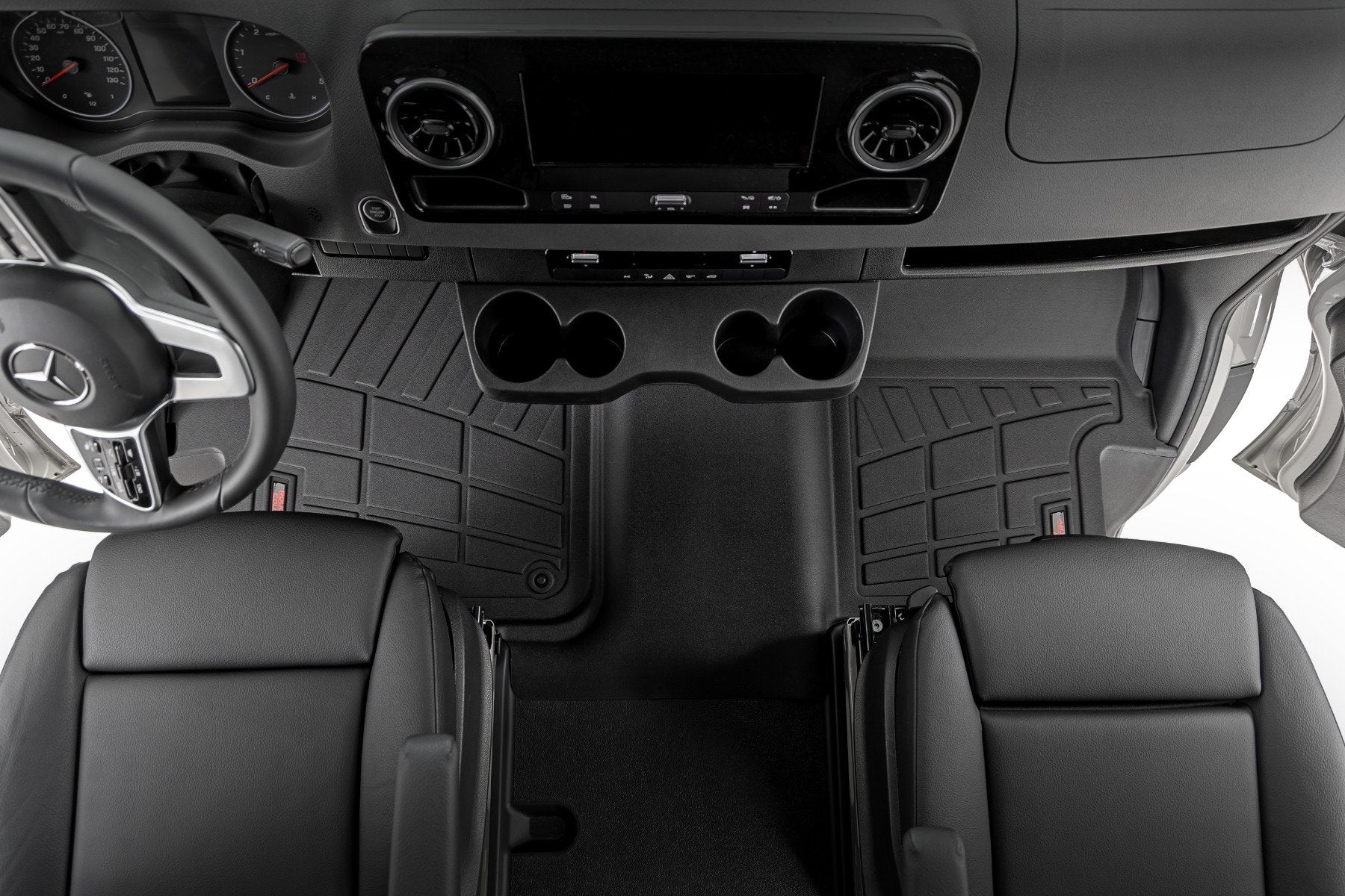 Rough Country Sure-Fit Floor Mats | Front | for Mercedes-Benz Sprinter Van 19-25 SM91901 - Image 3