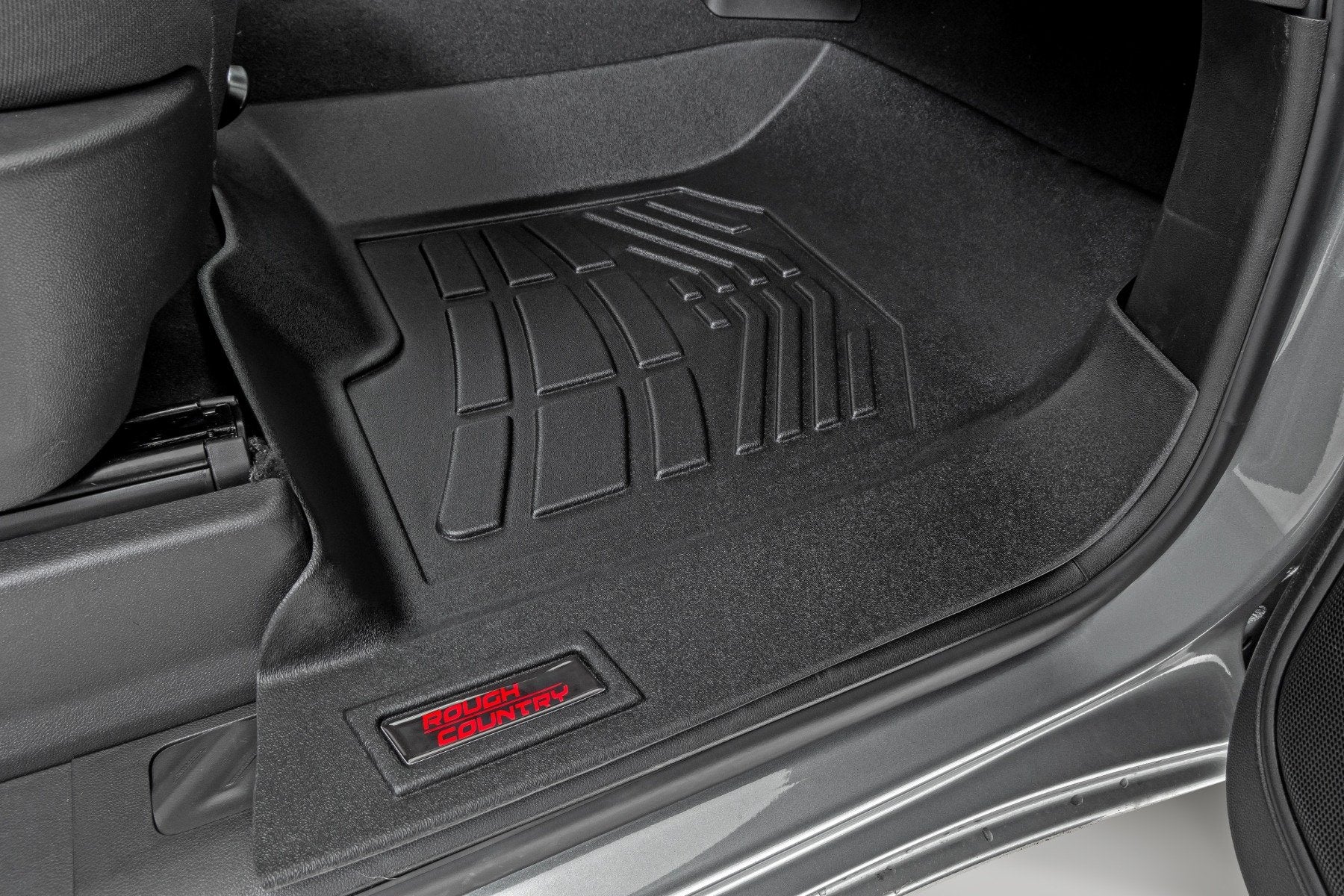 Rough Country SureFit Floor Mats Front Chevy/GMC 1500/2500HD/3500HD 19-25 SM2161 - Image 4