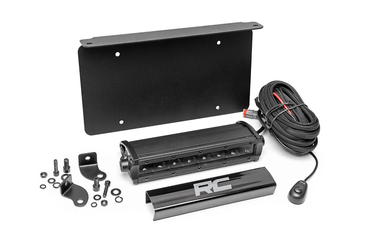 Universal 8in LED License Plate Kit Black Series 70183