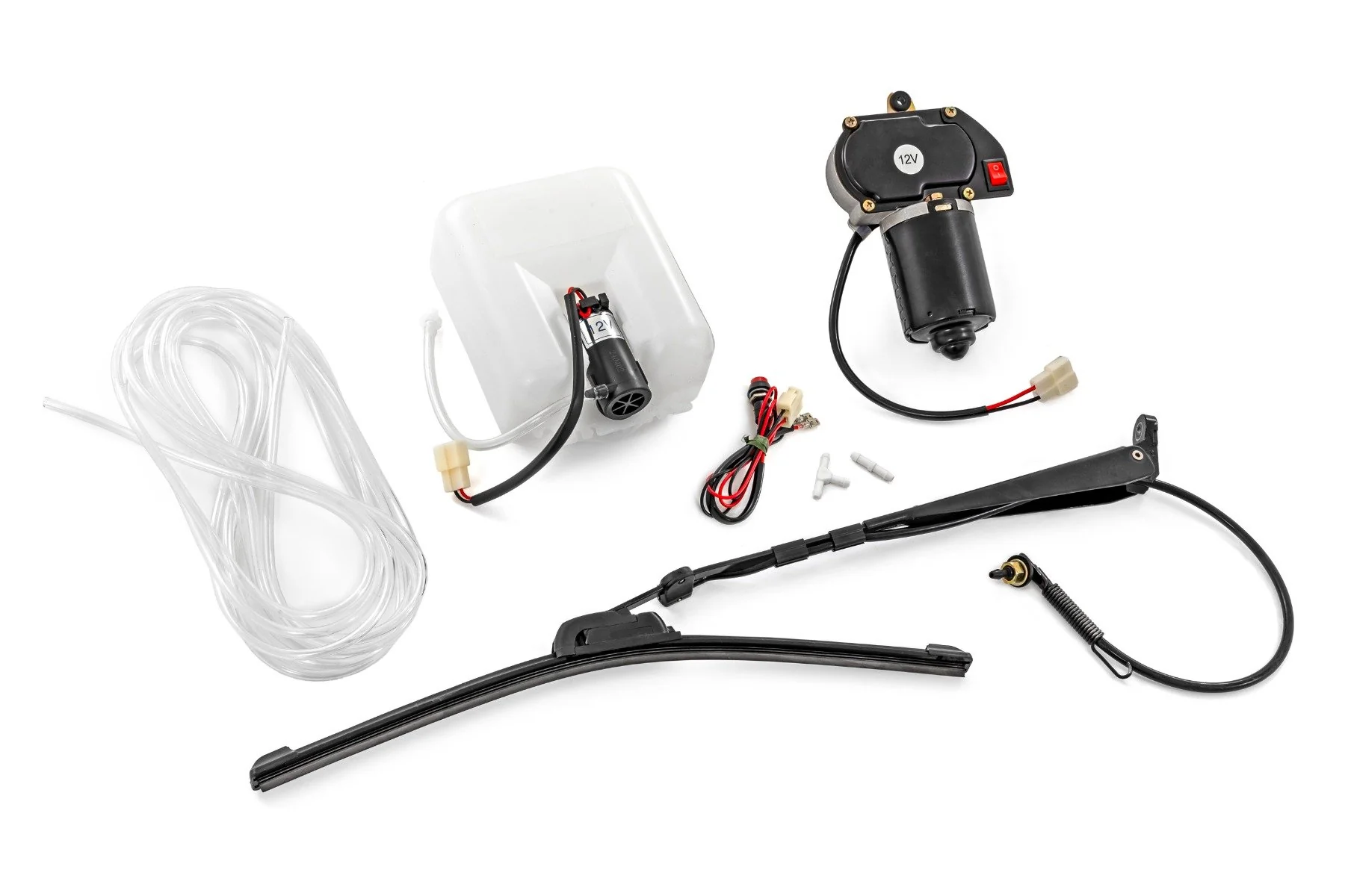 Universal UTV Powered Wiper w/Washer Tank 16" Blade 99084 - Image 4