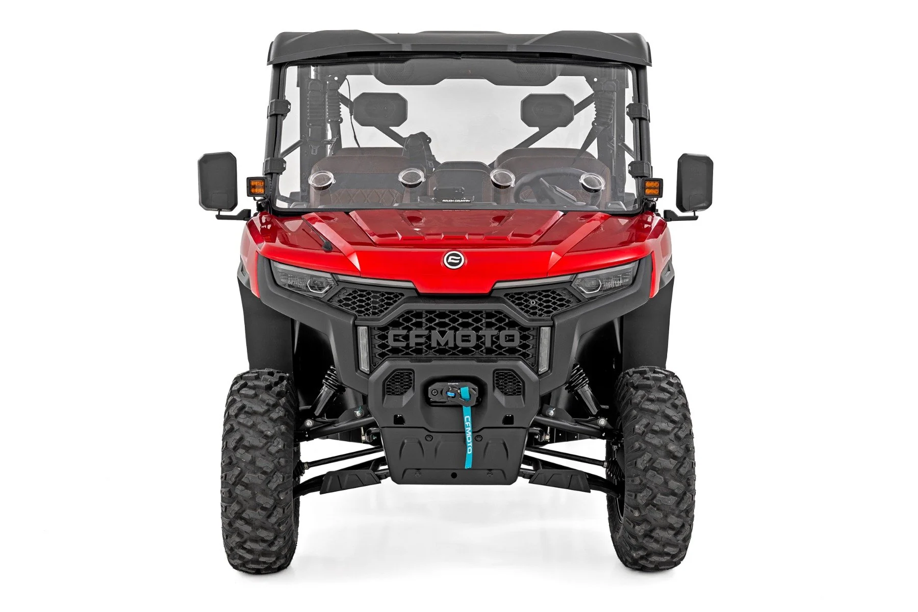 Rough Country Vented Full Windshield | Scratch Resistant | CFMOTO UFORCE U10 Pro - Image 2