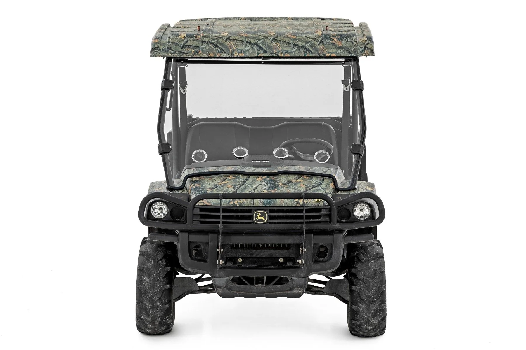 Rough Country Vented Full Windshield Scratch Resistant John Deere Gator XUV 825 - Image 2
