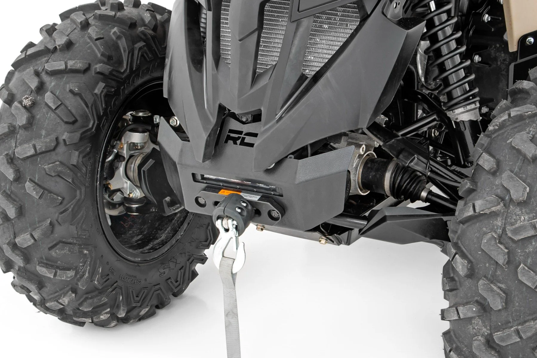 Winch Bumper 4500-Lb Winch Black LED 6" Can-Am Renegade 12-19 97071 - Image 3