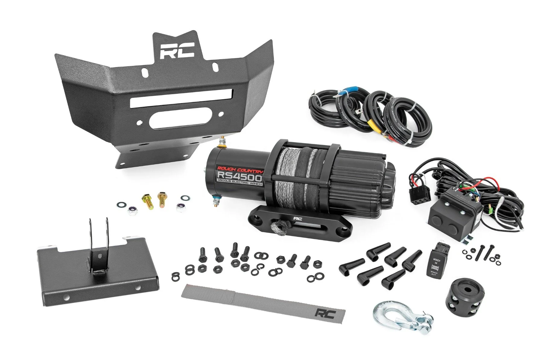 Winch Bumper 4500 Winch Synthetic Rope Can-Am Renegade 12-19 97070