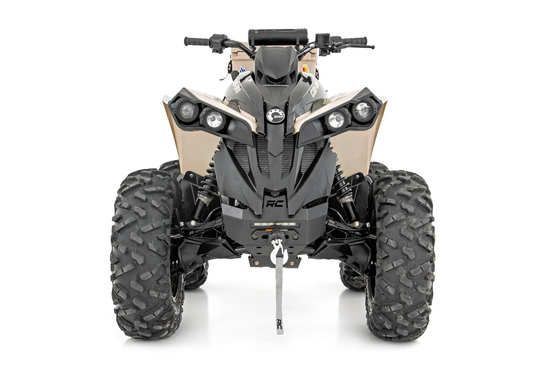 Winch Bumper Black LED 6" Light Slim Can-Am Renegade 12-21 97072 - Image 4