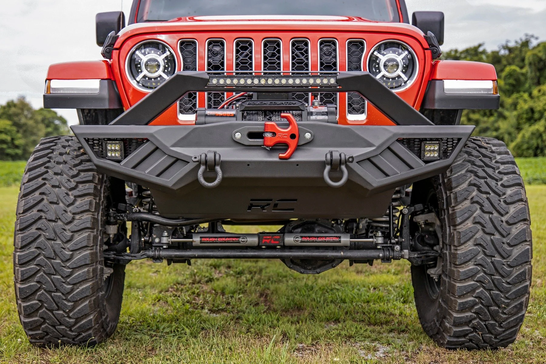 Rough Country Winch Cleat Red RS175R - Image 3