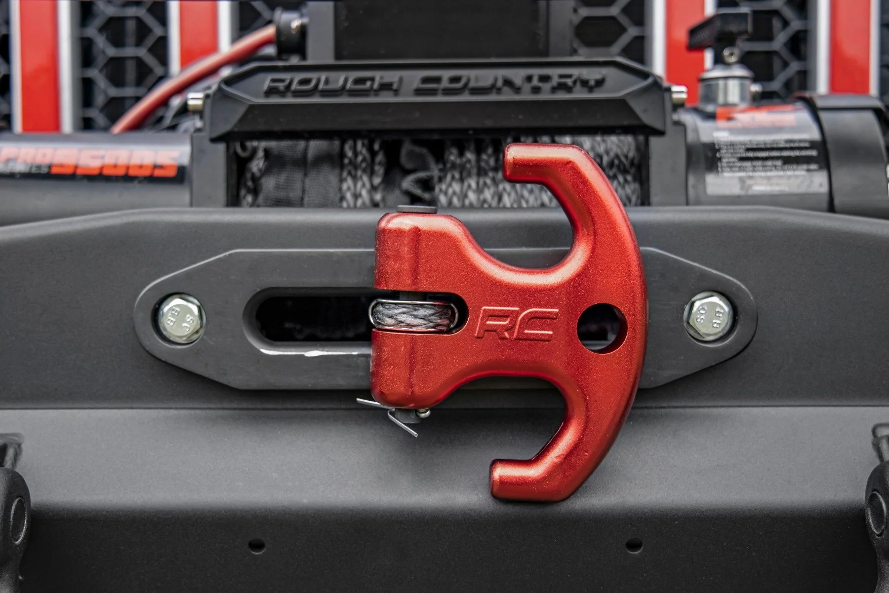 Rough Country Winch Cleat Red RS175R - Image 5