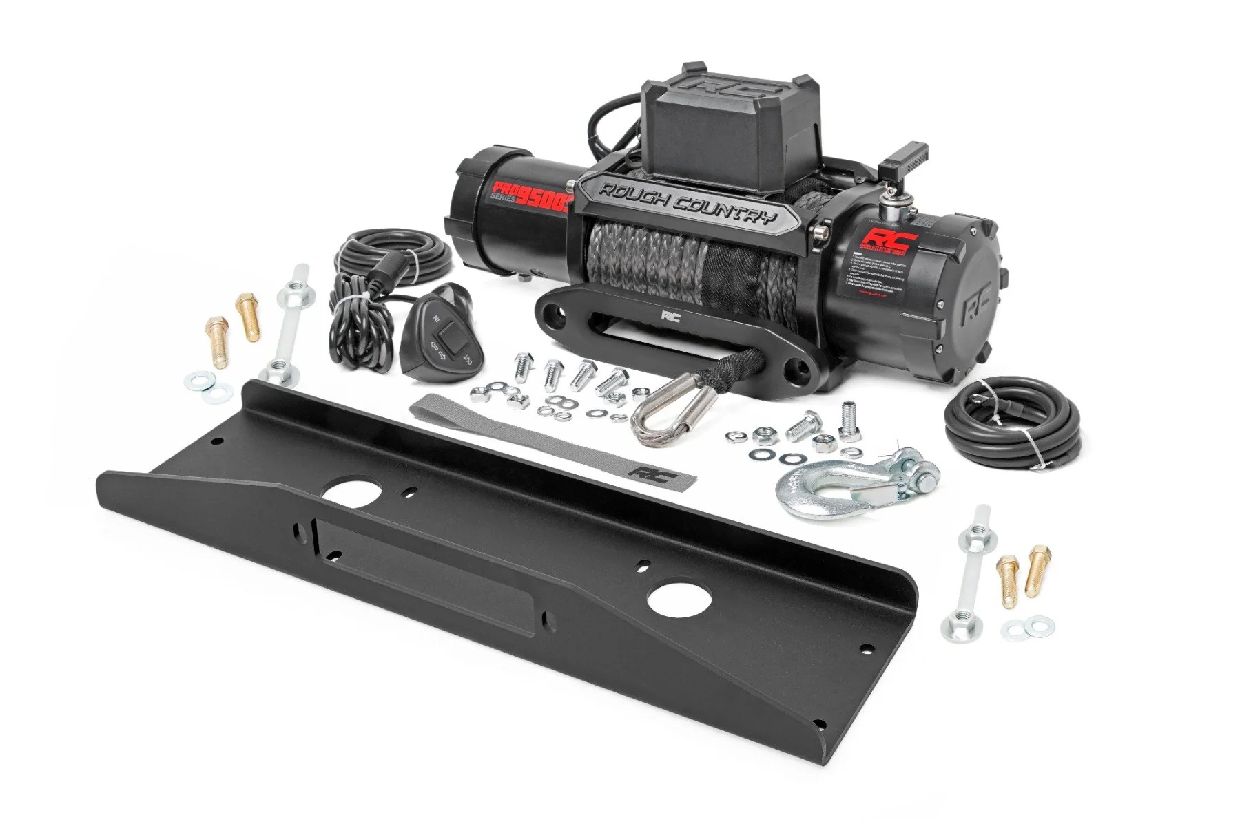 Winch Plate PRO9500S Mahindra Roxor 4WD 2018-2021 - Image 2