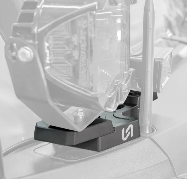 Turn Offroad Ford Bronco Billet Mirror Light Mount - Image 3