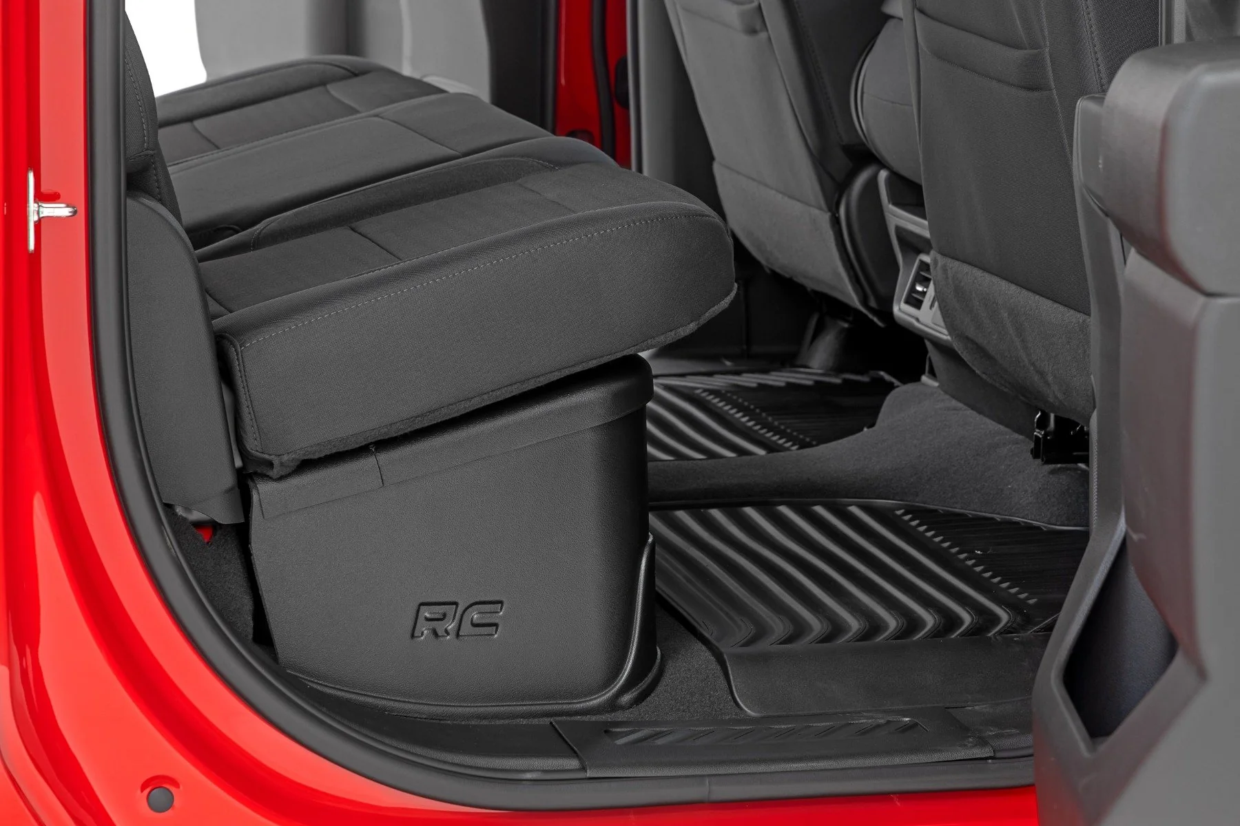 Rough Country Under Seat Storage w/ Locking Lid Crew Cab GM Pickup 19-25 RC09071 - Image 3